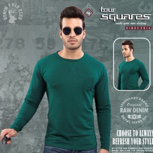 Lycra Bottle green full sleeves T-shirt